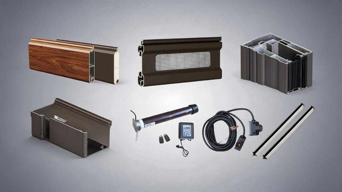 bifold garage door component