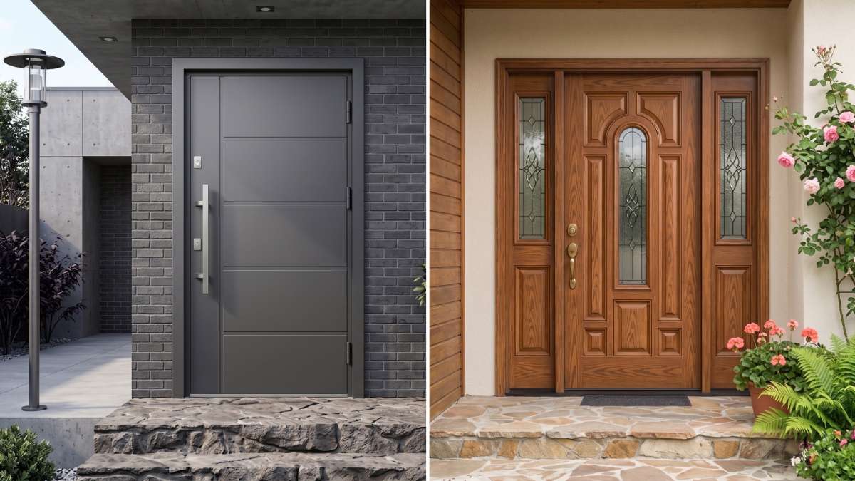 steel vs fiberglass door