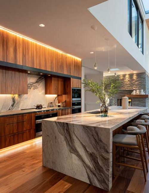 Luxury wood kitchen cabinets