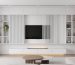 hidden tv wall design