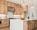 light wood kitchen cabinet decorate modern places