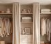 mount the curtain rod slightly higher than the closet opening
