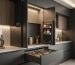 smart kitchen cabinet with intelligent storage idea